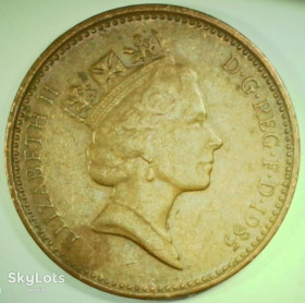 Єлизавета II (після ) Елизавета II (после ) ^/--/^ Великобритания 1 пенни, 1985 №125 ^_^^^ Велика Британія 1 пенні, 1985 No /--/ 125 - фото фото фото