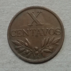 Португалія Португалия ^/--/^ Португалия 10 сентавос 1965 ^_^^^ Португалія 10 сентавос 1965 - фото фото фото