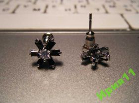Сережки Серьги ^/--/^ серьги фиониты вкрутки гвоздики пусеты НОВЫЕ ^_^^^ сережки фіоніти вкрутки гвоздики пусети - фото фото фото