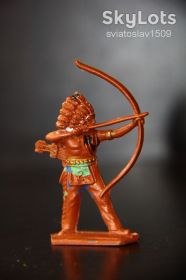 Фігурки, солдатики Фигурки, солдатики ^/--/^ индеец лучник 50-54 /--/ мм LONE STAR Англия ^_^^^ індіанець 50-54 мм LONE STAR Англія - фото фото фото