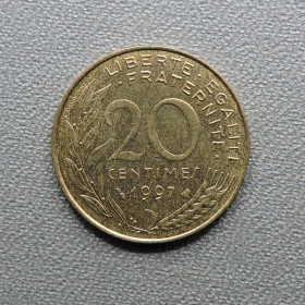 Франція Франция ^/--/^ Франция Франція 10 сантимов 1997 ^_^^^ Франция 10 сантимов 1997 - фото фото фото