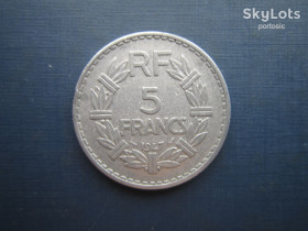 Франція Франция ^/--/^ Монета 5 франков Франция 1947 ^_^^^ Монета 5 франків Франція 1947 - фото фото фото