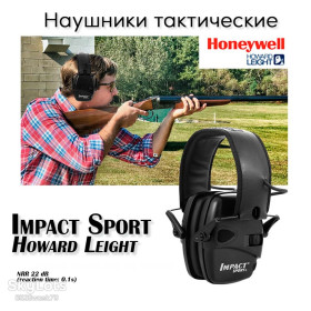 Спецодяг Спецодежда ^/--/^ Наушники тактические Impact Sports   (черные) они же Honeywell Impact Earmuff   (Honeywell Howard Leight) ^_^^^ Навушники тактичні Impact Sports (чорні) вони ж Honeywell Impact Earmuff (Honeywell Howard Leight) - фото фото фото