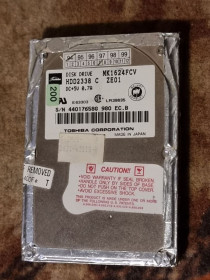 Жорсткі диски Жесткие диски ^/--/^ Непроверенный ide hdd 2.5 213 мб  (не гб) toshiba 4200 жесткий диск mk /--/ 1624 /--/ fcv тошиба ata pata ^_^^^ Неробочий ide hdd 2.5 213 мб (не гб) toshiba 4200 жорсткий диск mk /--/ 1624 /--/ fcv - фото фото фото