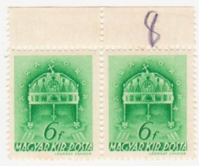 Угорщина Венгрия ^/--/^ Венгрия 1939 г. № 628 ** пара ^_^^^ Угорщина 1939 р. No 628 ** пара - фото фото фото
