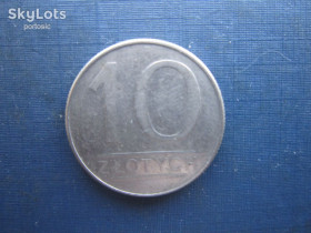 - року - года ^/--/^ Монета 10 злотих Польща 1988 ^_^^^ Монета 10 злотых Польша 1988 - фото фото фото