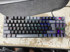 Клавіатури Клавиатуры ^/--/^ Игровая клавиатура с подсветкой RGB GamePro MK /--/ 100 /--/ R Red Switch USB № 26070418 ^_^^^ Ігрова клавіатура з підсвіткою RGB GamePro MK /--/ 100 /--/ R Red Switch USB No 26070418 - фото фото фото