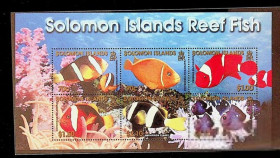 Фауна Фауна ^/--/^ Соломоновы О-ва Solomon Is 2001 Marine Life, Reef Fish MNH ^_^^^ Solomon Is 2001 Marine Life, Reef Fish MNH - фото фото фото