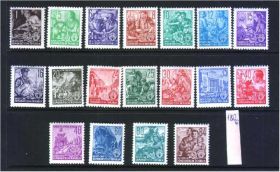 НДР, ФРН ГДР, ФРГ ^/--/^ ZM ГДР 1953 г MNH - полная серия - стандарт ^_^^^ ZM НДР 1953 р MNH - повна серія - стандарт - фото фото фото