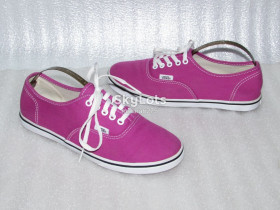Кеди Кеды ^/--/^ ХЛОПКОВЫЕ КЕДЫ ФУКСИЯ  ~ VANS ~ В ИДЕАЛЕ р 37,5 / 24,5 см ^_^^^ ХЛОПКОВІ КЕДИ ФУКСІЯ ~ VANS ~ В ІДЕАЛІ р 37,5 / 24,5 см - фото фото фото