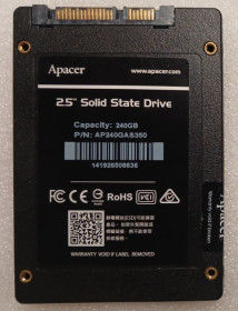 Твердотільні SSD-накопичувачі Твердотельные SSD-накопители ^/--/^ SSD накопичувач Apacer AS /--/ 350 Panther 240 /--/ GB SSD — стан ідеальний, 100% ^_^^^ SSD накопитель Apacer AS /--/ 350 Panther 240 /--/ GB SSD — состояние идеальное, 100% - фото фото фото