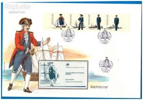 Тематичні колекції Тематические коллекции ^/--/^ Флот . EU  . Португалия 1983 г  ХМК большой - СГ - униформа , корабли - ^_^^^ Португалія 1983 р ХМК великий - СГ - уніформа, кораблі - - фото фото фото