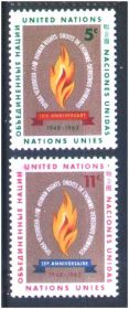 Інші країни Другие страны ^/--/^ ZM  ООН / UN 1963  г MNH - права человека - NY ^_^^^ ZM ООН / UN 1963 р MNH - права людини - NY - фото фото фото