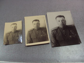 Листи, фото Письма, фото ^/--/^ фотография герой советского союза гсс 1944 г. коломыя лот 3 шт №12186 ^_^^^ фотографія герой радянського союзу гсс 1944 р. коломия лот 3 шт No 12186 - фото фото фото