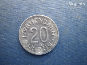 Інше Другое ^/--/^ Монета 20 пфенігів Німеччина 1920 Лейпциг нотгельд ^_^^^ Монета 20 пфеннигов Германия 1920 Лейпциг нотгельд - фото фото фото