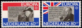 Інше Другое ^/--/^ Нидерланды Европа СЕПТ Вильгельмина Черчилль 1980 ^_^^^ Нідерланди Європа СЕПТ Вільгельміна Черчілль 1980 - фото фото фото