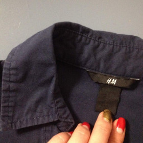 Блузки, сорочки Блузки, рубашки ^/--/^ Рубашка-блуза H&amp;M,р.S,М,хлопок - фото фото фото
