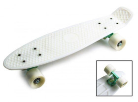 Дитячі ролики та скейти Детские ролики и скейты ^/--/^ Penny Board Белый Светящиеся колеса (657503712) ^_^^^ Білий Світяться колеса (657503712) - фото фото фото