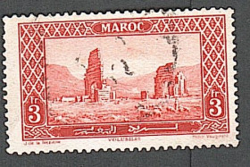 Марокко Марокко ^/--/^ Марокко  (1923) Протекторат Франции. Руины в городе Волюбилис ^_^^^ Марокко (1923) Протекторат Франції. Руїни в місті Волюбилис - фото фото фото