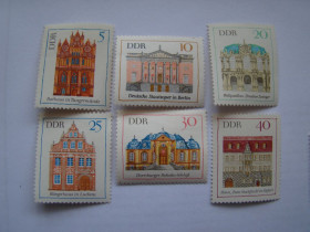 Інші країни Другие страны ^/--/^ ГДР, Михель, Германия 2010, 1434 -1439, Здания  (III). ^_^^^ НДР, Міхель, Німеччина 2010, 1434 -1439, Будівлі (III). - фото фото фото