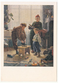 СРСР СССР ^/--/^ Зима пришла 1955 Жолток Р /--/ 13 ^_^^^ Зима пришла в 1955 Жолток Р /--/ 13 - фото фото фото