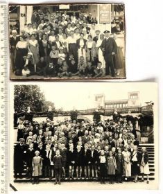 Листи, фото Письма, фото ^/--/^ Старые групповые фото 2 шт, 1920-30-е гг, Германия ^_^^^ Старі групові фото 2 шт, 1920-30-і рр, Німеччина - фото фото фото