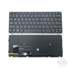 Клавіатури Клавиатуры ^/--/^ Клавиатура для HP EliteBook 820 G /--/ 1, 820 G /--/ 2 (RU Black с рамкой и подсветкой) ^_^^^ Клавіатура для HP EliteBook 820 G /--/ 1, 820 G /--/ 2 (RU Black з рамкою і підсвічуванням) - фото фото фото