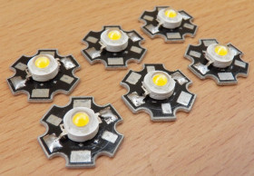 Інше Другое ^/--/^ Світлодіод LED 3 /--/ V підкладка AL 20 /--/ mm білий warm white NEW ^_^^^ Светодиод LED 3 /--/ V 1 /--/ W подложка AL белый warm white NEW - фото фото фото