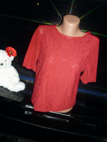 Кофти Кофты ^/--/^ Кофточка с кружевом вишневого цвета. TOPSHOP. Размер S ^_^^^ Кофточка з мережевим вишневого кольору. TOPSHOP. Розмір S - фото фото фото