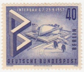 НДР, ФРН ГДР, ФРГ ^/--/^ Германия Берлин 1957 г. № 161 * ^_^^^ Німеччина Берлін 1957 р. No 161 - фото фото фото