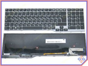 Клавіатури Клавиатуры ^/--/^ Клавиатура для Fujitsu Lifebook E /--/ 753, E /--/ 754, E /--/ 756, E /--/ 554, E /--/ 556, CP /--/ 629312-03 (RU Black, Gray Frame с по ^_^^^ Клавіатура для Fujitsu Lifebook E /--/ 753, E /--/ 754, E /--/ 756, E /--/ 554, E /--/ 556, CP /--/ 629312-03 (RU Black, Gray Frame з позицією - фото фото фото