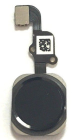 Шлейфи, перехідники Шлейфы, переходники ^/--/^ Шлейф iPhone 6 /--/ S   (4.7&amp;quot;) центральная кнопка Home Complete Black ^_^^^ Шлейф iPhone 6 /--/ S (4.7&amp;quot;) центральна кнопка Home Complete Black - фото фото фото