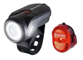 Ліхтарі, ліхтарики Фонари, фары ^/--/^ Комплект ламп Sigma Aura 35 + Nugget II + кабель USB (OBK /--/ 360) - фото фото фото