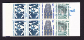 НДР, ФРН ГДР, ФРГ ^/--/^ Германия - Берлин . Буклет  1989 г MNH  - стандарт - аэропорт , самолет - 2 /--/ а скана ^_^^^ Німеччина - Берлін. Буклет 1989 MNH - стандарт - аеропорт, літак - 2 /--/ а скана - фото фото фото