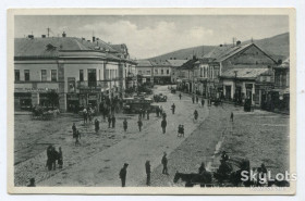 Україна Украина ^/--/^ Поштівка Хуст, площа. 1934 р. ^_^^^ Толчок Хуст, площадь. 1934 г. - фото фото фото