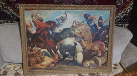 Картини, Гравюри, Живопис та Графіка Картины, Гравюры, Живопись и Графика ^/--/^ &amp;quot;Охота на тигров и львов&amp;quot; Питер Пауль Рубенс 1616.          (Копия 1959 г.) 90 /--/ х /--/ 70 см.Музей Ренна. ^_^^^ Полювання на тигрів і львів &amp;quot; Пітер Пауль Рубенс 1616. (Копія 1959 р.) 90 /--/ х /--/ 70 см. Музей Ренна. - фото фото фото