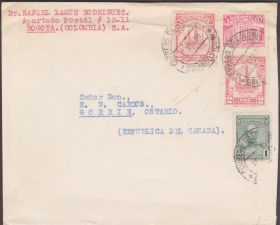 Америка Америка ^/--/^ Колумбия 1939 КЛАССИКА СТАНДАРТ ИСТОРИЯ ПОЧТЫ ПОЧТА ДОКУМЕНТ ОТПРАВЛЕННЫЙ ПОЧТОЙ КОНВЕРТ ПИСЬМО 4 /--/ м ^_^^^ Колумбія 1939 КЛАСИКА СТАНДАРТ ІСТОРІЯ ПОшти ПОШТА ДОКУМЕНТ ВІДПРАВЛЕНИЙ ПОШИТИЙ КОНВЕРТ ПИСЬМО 4 /--/ М - фото фото фото
