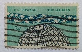 Північна Америка Северная Америка ^/--/^ США 1963 Науки, гашеная ^_^^^ США 1963 Науки, гашена - фото фото фото