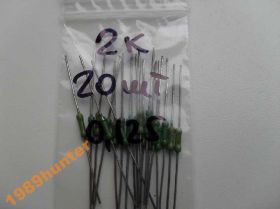 Резистори Резисторы ^/--/^ Резисторы 2 /--/ К 0,125 Вт (20 /--/ шт.) ^_^^^ Резистори 2 /--/ К 0,125 Вт (20 /--/ шт.) - фото фото фото