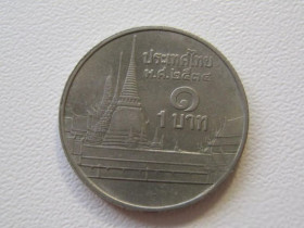Таїланд Таиланд ^/--/^ Таиланд 1 бат 1991 года 34020 ^_^^^ Таїланд 1 бат 1991 року 34020 - фото фото фото