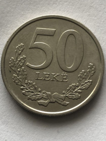 Албанія Албания ^/--/^ Албанія 50 леків, 2020 рік.  Генцій. ^_^^^ Албания 50 леков, 2020 год. - фото фото фото