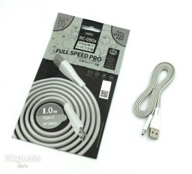 Кабелі Кабели ^/--/^ Дата кабель Remax RC-090 /--/ a Full Speed Pro Data Cable Type C White ^_^^^ Data Cable Type C White - фото фото фото