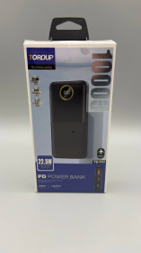 Зовнішні акумулятори (Power Bank) Внешние аккумуляторы (Power Bank) ^/--/^ Power Bank TOROUP TB-F /--/ 03 / PD 22.5 /--/ W / 10000 /--/ mAh - фото фото фото