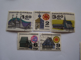 Чехословаччина Чехословакия ^/--/^ ЧССР, Михель 2009,том I, 1987 /--/ х-1991 /--/ х, Старинные здания. ^_^^^ ЧССР, Міхель 2009,том I, 1987 /--/ х-1991 /--/ х, Старовинні будівлі. - фото фото фото