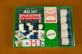 Інше Другое ^/--/^ Набір для покеру, покер, poker, фішки, карти, з Німеччини ^_^^^ Набор для покера, покер, poker, фишки, карты, из Германии - фото фото фото