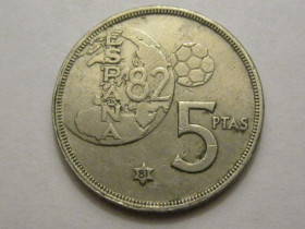 Іспанія Испания ^/--/^ Испания 5 песет 1980  (81) года 38471 ^_^^^ Іспанія 5 песет 1980 (81) року 38471 - фото фото фото