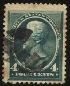 Північна Америка Северная Америка ^/--/^ США 1883 г.№ 148 гашеная ^_^^^ США 1883 р. No 148 гашена - фото фото фото