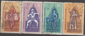 Індонезія Индонезия ^/--/^ Индонезия 1962 танцори Рамаяни ^_^^^ 1962 танцюрист Рамаяні - фото фото фото