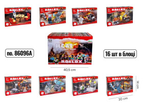 Конструктори Конструкторы ^/--/^ Конструктор Roblox 86096 /--/ А (37 Деталей 16 Шт В Блоке) (1226863896) ^_^^^ Конструктор Roblox 86096 /--/ А (37 Деталей 16 Шт У Блоці) (1226863896) - фото фото фото
