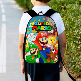 Рюкзаки, сумки Рюкзаки, сумки ^/--/^ Рюкзак детский Марио&amp;quot; Super Mario&amp;quot; 34 /--/ х /--/ 27 /--/ см,городской ранец для мальчика с принтом (00356) ^_^^^ Рюкзак дитячий Маріо&amp;quot; Super Mario&amp;quot; 34 /--/ х /--/ 27 /--/ см,міський ранець для хлопчика з принтом (0365) - фото фото фото